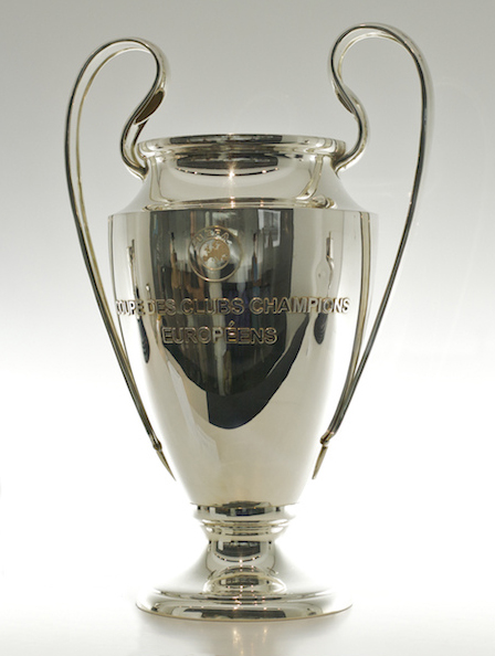 The UEFA Champions League trophy